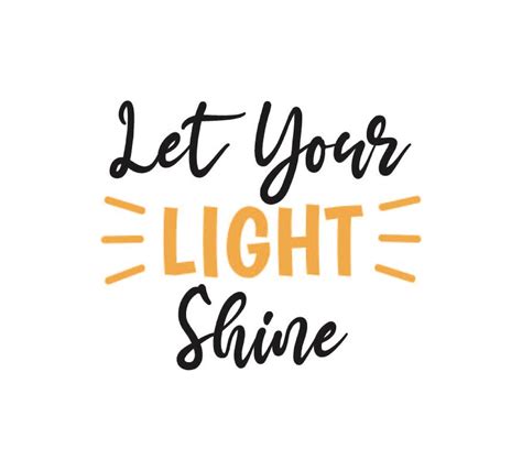 Let Your Light Shine SVG File - Etsy
