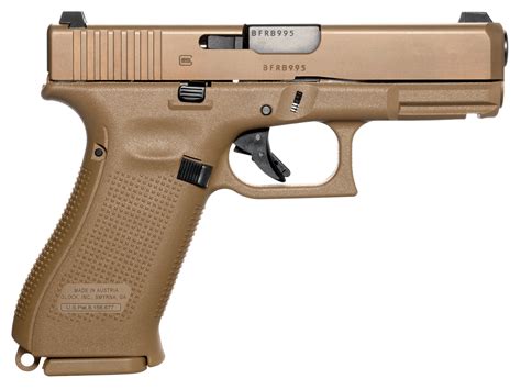 Glock UX1950703 G19X Compact Crossover 9mm Luger 4.02″ 17+1 Bronze Nitron Frame Finish with ...