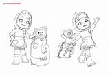 Rainbow Ruby Coloring Pages sketch template