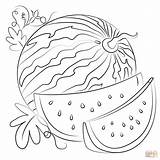 Watermelon Coloring Page Printable For Free Download sketch template