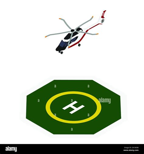 Helicopter Landing Stock Vector Images - Alamy