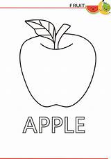 apple coloring Pages For Preschoolers  Loyd Arevalo sketch template