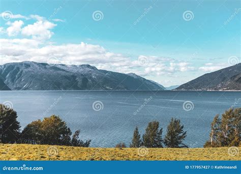 Sognefjord Coast Clear View, Norway Biggest Fjord Stock Image - Image of beautiful, cloud: 177957427