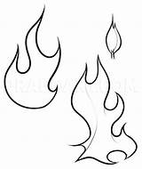 How To Draw A Flame Step By Drawing Guide Dawn  Dragoart sketch template