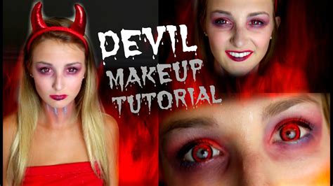 Devil Makeup Tutorial for Halloween! - YouTube