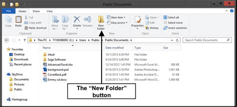 Create a New Folder in Windows 8- Tutorial