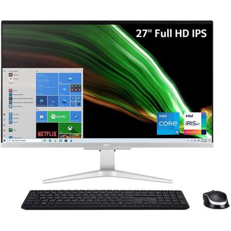 Buy Acer Aspire C27-1655-UA91 AIO Desktop, 27 inch, Intel Core i5 ...