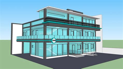 3 Storey Commercial Building | 3D Warehouse