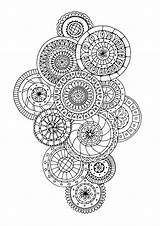 Zen Antistress Abstract Pattern Inspired  Anti stress Adult Coloring Pages sketch template
