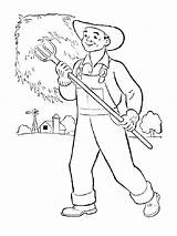 Farmer Coloring Pages  Best For Kids sketch template