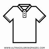 Polo Shirt Coloring Page sketch template