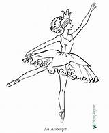 Ballet Coloring Pages sketch template