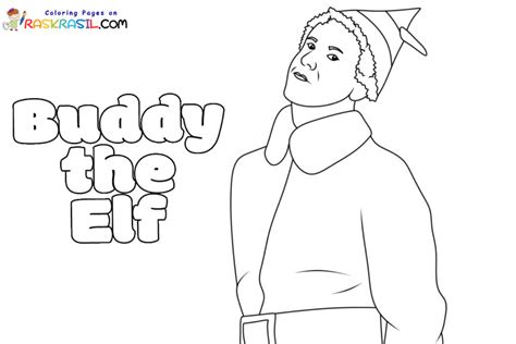 Buddy the Elf Coloring Pages