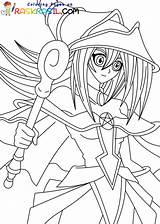 Printable Coloring Pages Yu Gi Oh sketch template