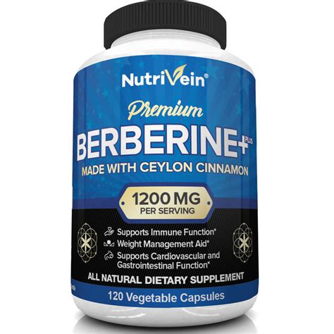 Premium Berberine HCI - Find Natural Health Supplements Online | Nutrivein