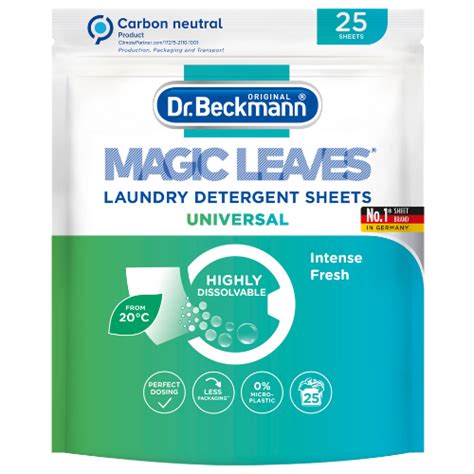 Dr Beckmann Laundry Detergent Sheets - Universal - Black Box Product ...