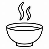 Soup Bowl Coloring Page  Free soup bowl For Kids Ultra sketch template