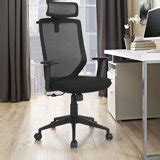Armless Office Chair Mesh Desk Chair Adjustable Mesh Computer Chair No Arms Task Rolling Chair ...