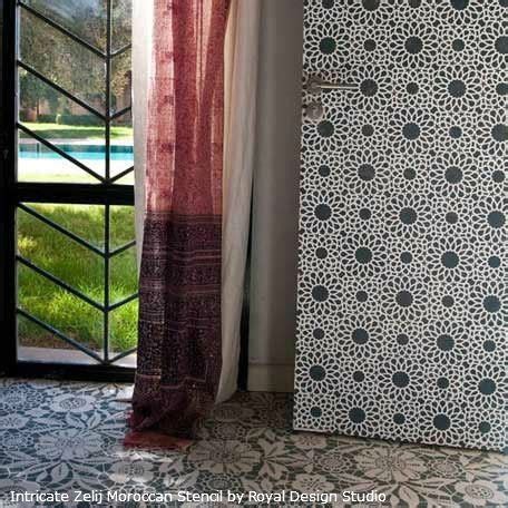 Stenciling and Pattern Ideas for Doors