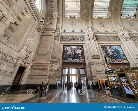 Architectural Detail from the Milano Centrale, the Main Railway Station ...