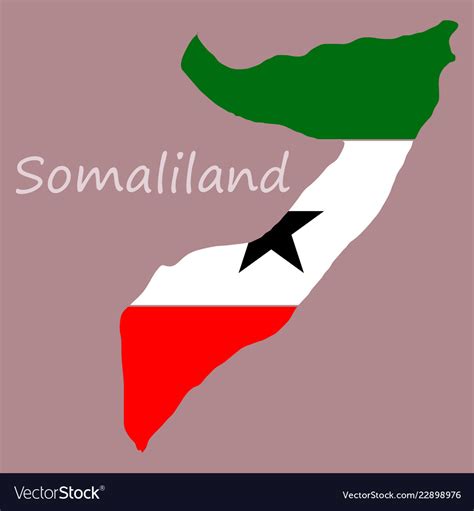 Somalia Flag Map