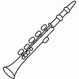 Premium Vector  Clarinet Outline coloring Book page Line Art sketch template