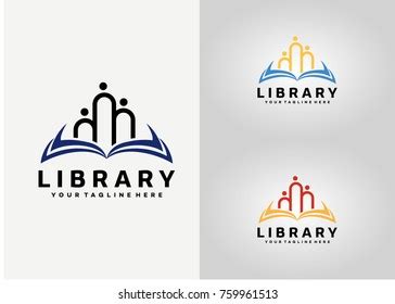 Library Logo Template Design Creative Vector Stock Vector (Royalty Free ...