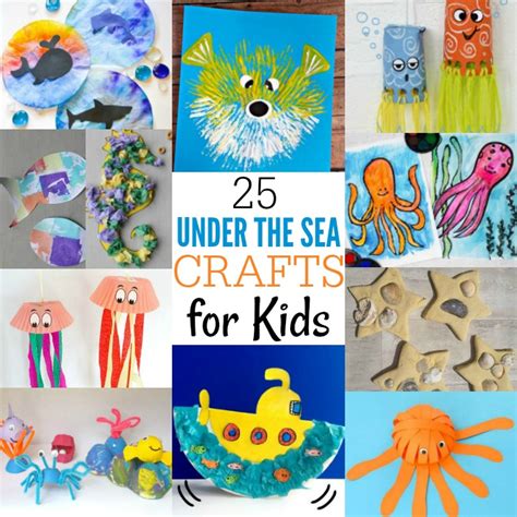 25 Under the Sea Crafts for Kids - Crafts 4 Toddlers