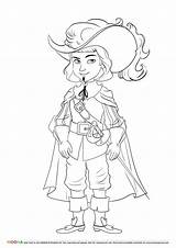 Musketeer Coloring Pages sketch template