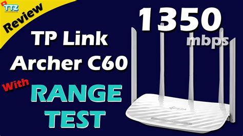 TP Link Archer C60 1350 MBPS Dual Band Router 🔥 Unboxing - Setup | Detailed Review With Range ...