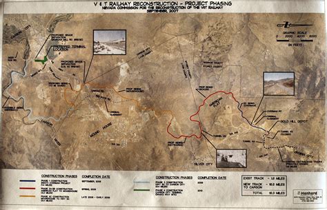 Virginia And Truckee Railroad Map - World Time Zone Map