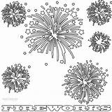 Printable fireworks coloring pages For Kids – Artofit sketch template