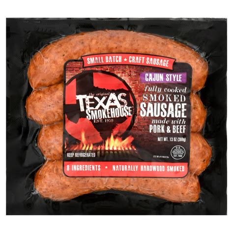 Save on Texas Smokehouse Smoked Sausage Cajun Style Order Online Delivery | GIANT