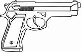 Pistol coloring Download For Free 2019 sketch template
