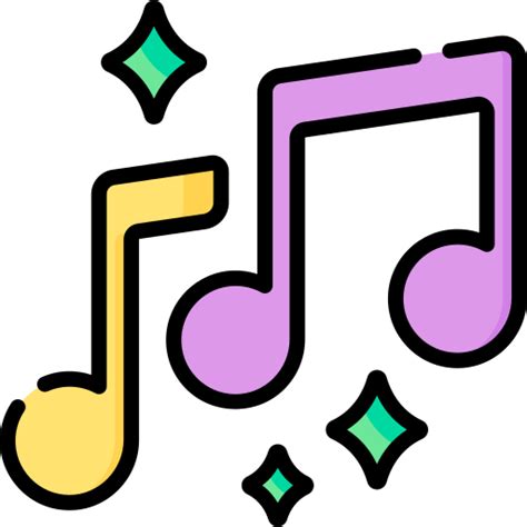 Music notes Special Lineal color icon