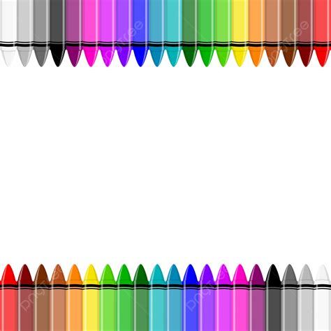 Crayons Border Png Crayon Border Png Images Watercolor Painting | Porn ...