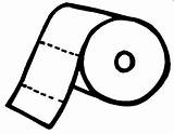 Toilet Paper Coloring Page sketch template