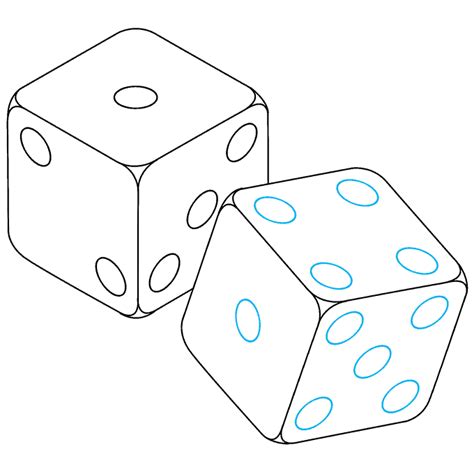 How to Draw Dice - Really Easy Drawing Tutorial