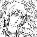 Orthodox Icon Coloring Page 27215 21501 sketch template
