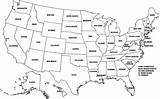Printable United States Map Coloring Page sketch template