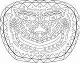 African Mask Coloring Page  Free Printable Sheets sketch template