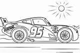 Lightning McQueen Coloring Pages  sketch template