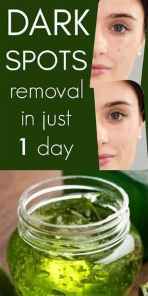 Remove dark spots in 1 day with this natural 3 ingredient recipe that you can # ...