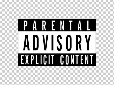 Parental Advisory Decal Sticker Logo PNG