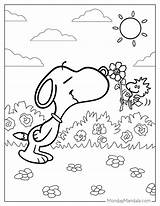 Snoopy Coloring Pages Love And Woodstoc  Vrogueco sketch template