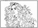 Shakira Coloring Pages sketch template