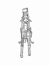 Borderlands Axton Characters Coloring Character Sketch Page sketch template
