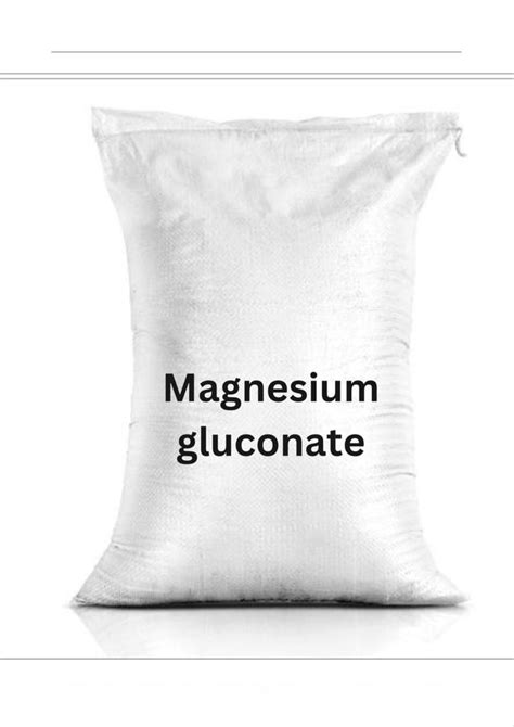 Magnesium Gluconate at Rs 265/kg in Valsad | ID: 2850468197773