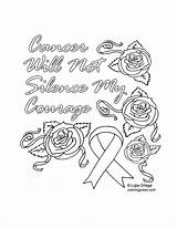 Printable Breast Cancer Ribbon Coloring Pages sketch template