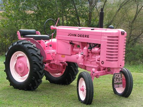 Pink John Deere Tractor